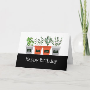 Garden Ratio Never to old Birthday Humor Card
