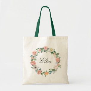 Garden Roses Bridesmaid Tote Bag