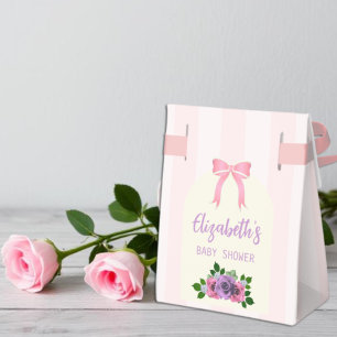 Garden Roses Pink Baby Shower Favor Box