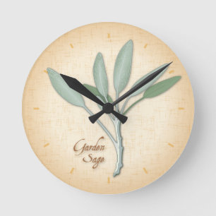 Garden Sage Herb Clock