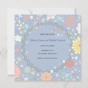 Garden -save the date cards