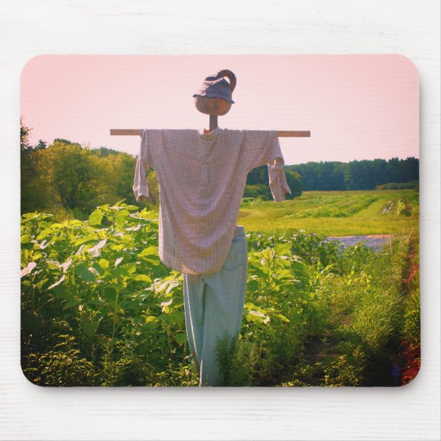 Garden Scarecrow Nature  Mouse Pad (Front)