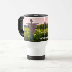 Garden Scarecrow Nature Personalized Travel Mug