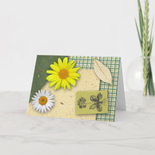 Garden Scrapbook Birthday Card