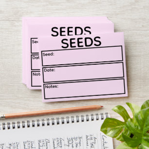 Garden Seed Saving Envelope