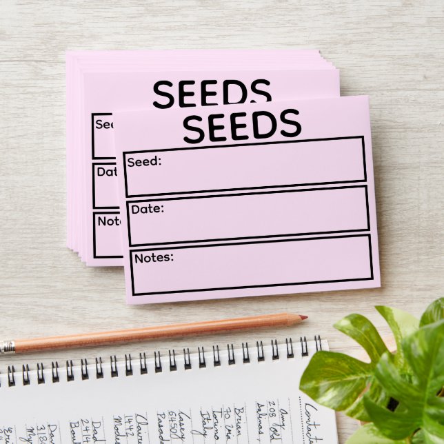 Garden Seed Saving Envelope (Stacked)