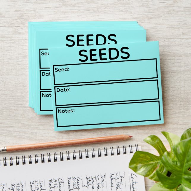 Garden Seed Saving Envelope (Stacked)