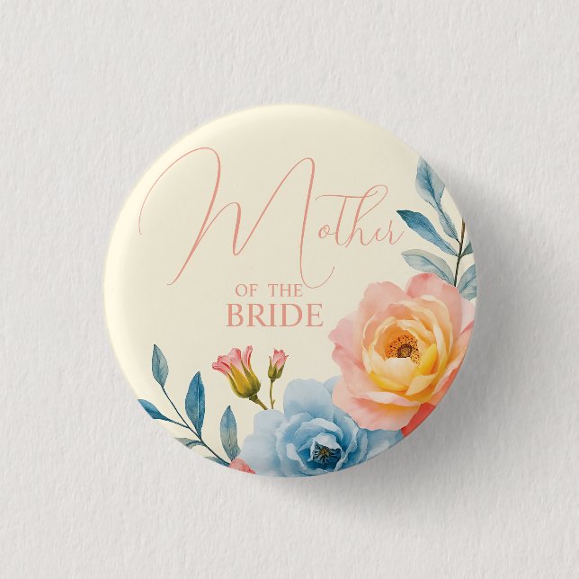 Garden Serenade 1 Inch Round Button (Front)