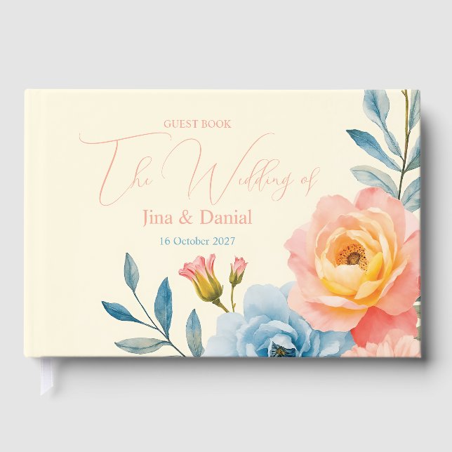 Garden Serenade Guest Book (Front)