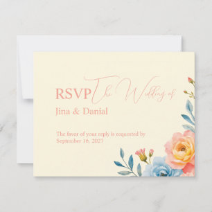Garden Serenade RSVP Card