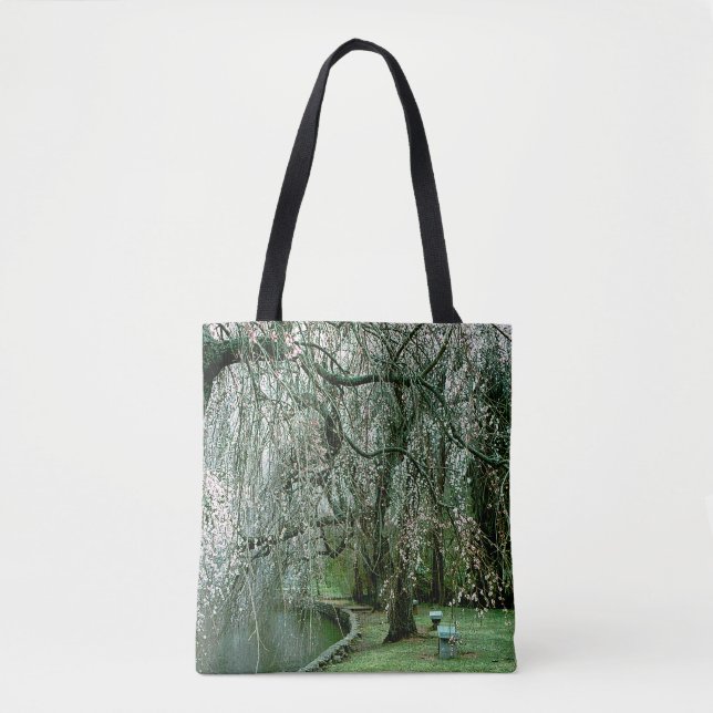 Garden Serenity in Pastels Tote Bag (Front)