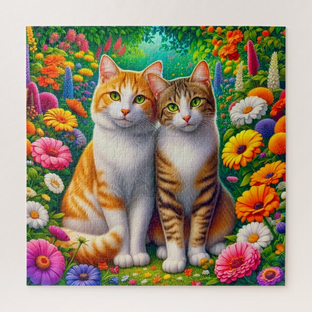 Garden Serenity Jigsaw Puzzle (Vertical)
