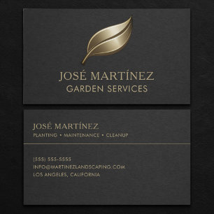 Garden Services Professional Business Card