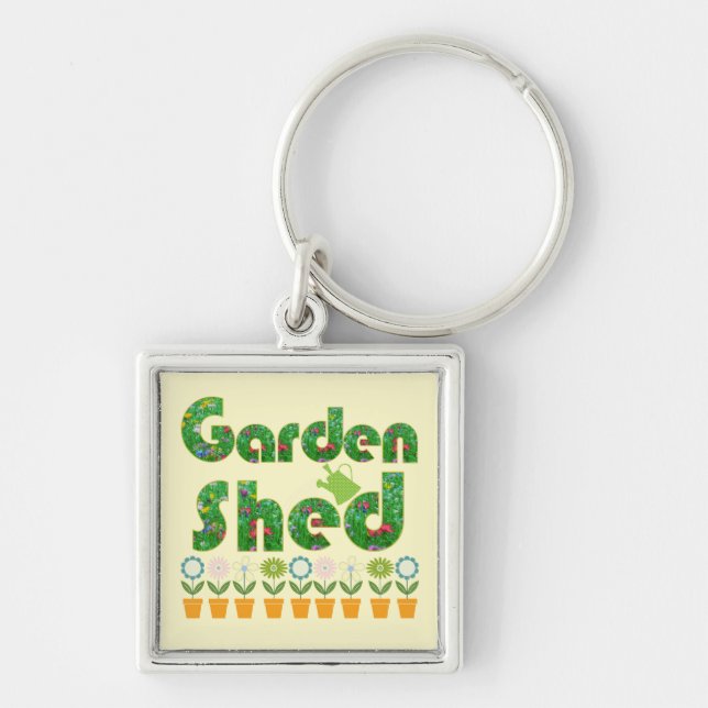 Garden Shed Keychain (Front)
