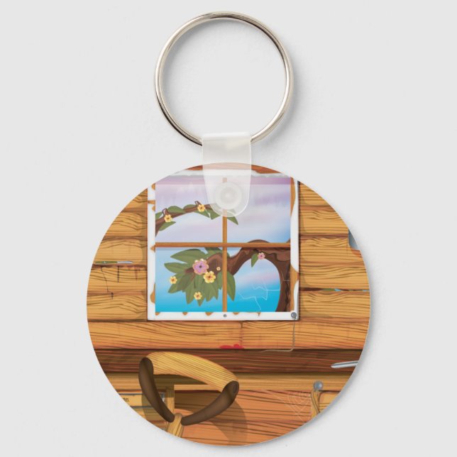 Garden Shed Keychain (Front)
