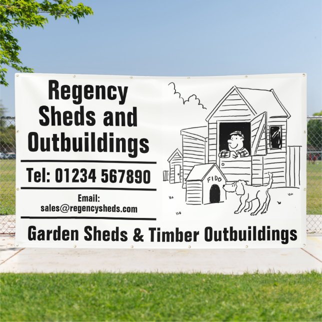 Garden Sheds and Outbuildings Banner (Outside)