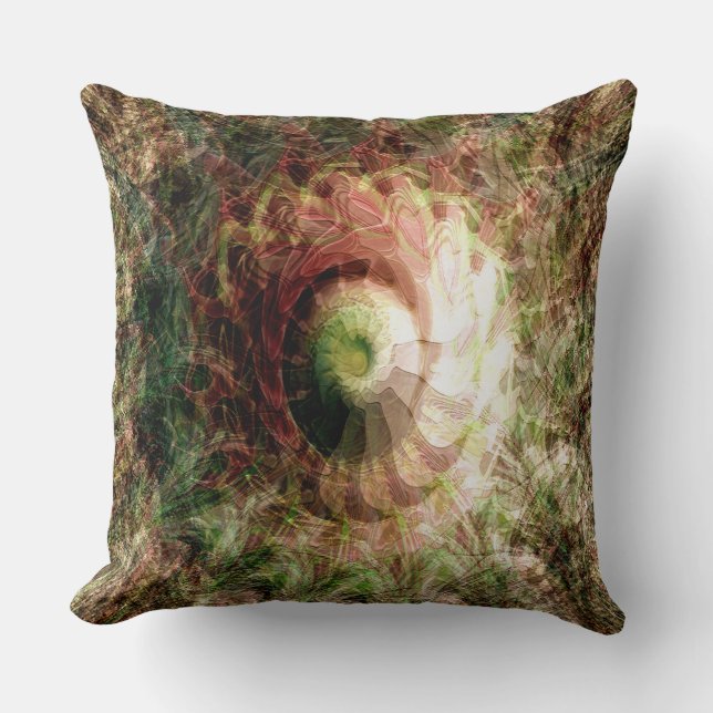 Garden Snail..... Throw Pillow (Front)