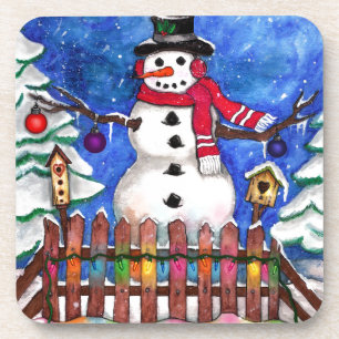 Garden Snowman Coaster