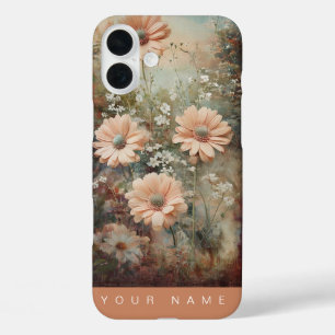 Garden Splendour Peach iPhone 16 Plus Case