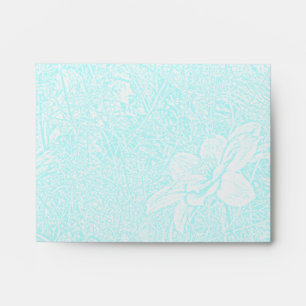 Garden - Subtle Cyan Envelope