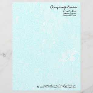 Garden - Subtle Cyan Letterhead