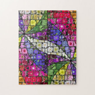 Garden Swirl Mosaic puzzle