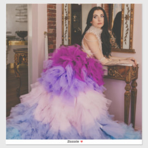 Garden Tea Party portrait sticker