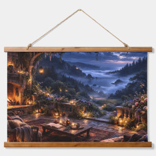 Garden Terrace Misty Valley Tapestry