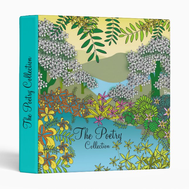 Garden The Poetry Collection Binder (Front/Spine)
