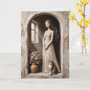 Garden Threshold Greeting Card Quiet Studio