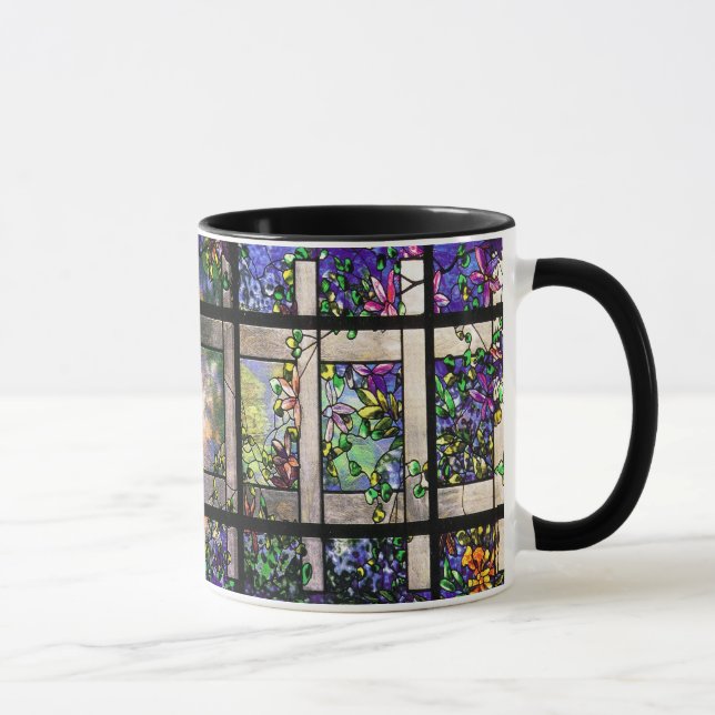 Garden Tiffany Stained Glass Mug (Right)