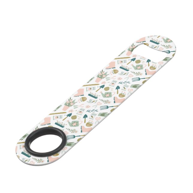 Garden Time Bottle Opener Bar Key (Front Angled)