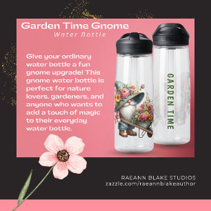 Garden Time Gnome Water Bottle 