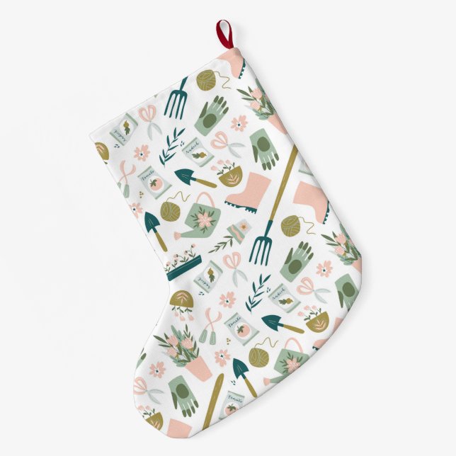 Garden Time Stocking #2 (Back (Hanging))