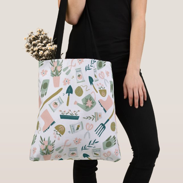 Garden Time Tote Bag (Close Up)