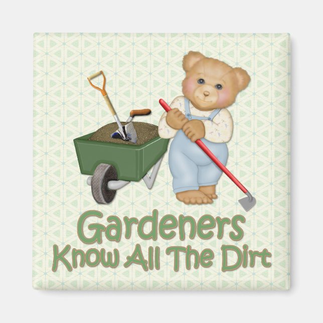 Garden Tips #1 - Know Dirt Magnet (Front)