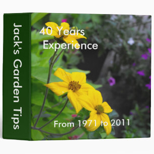 garden tips,yellow flowers,lily, green binder