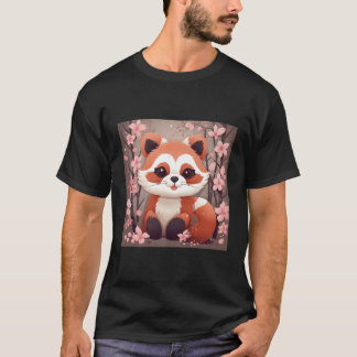 Garden To Closet Stunning Red Panda And Cherry Blo T-Shirt