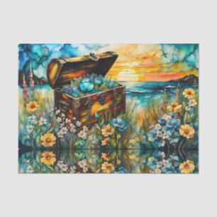 Garden Treasure Chest Tissue Paper