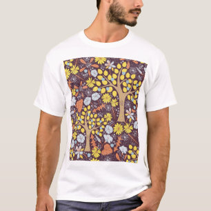 Garden trees, floral, apple pattern T-Shirt