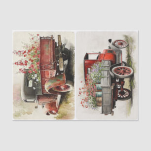 Garden Trucks  Tissue Paper