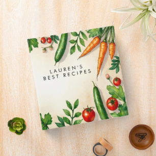 Garden Vegetable Recipe Fresh Patch Binder