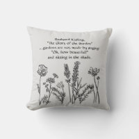 Garden Verse Rudyard Kipling Watercolor Flowers 