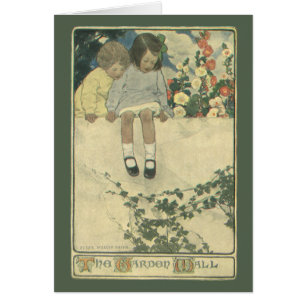 Garden Wall Jessie Willcox Smith, Enfants Vintages