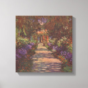 Garden Way - Claude Monet - c1902 Canvas Print