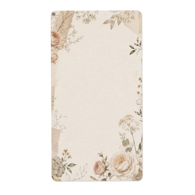 Garden Wedding Invitation with Natural (Front)