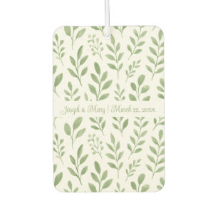 Garden Wedding Rustic Golf Course Botanical Custom Air Freshener