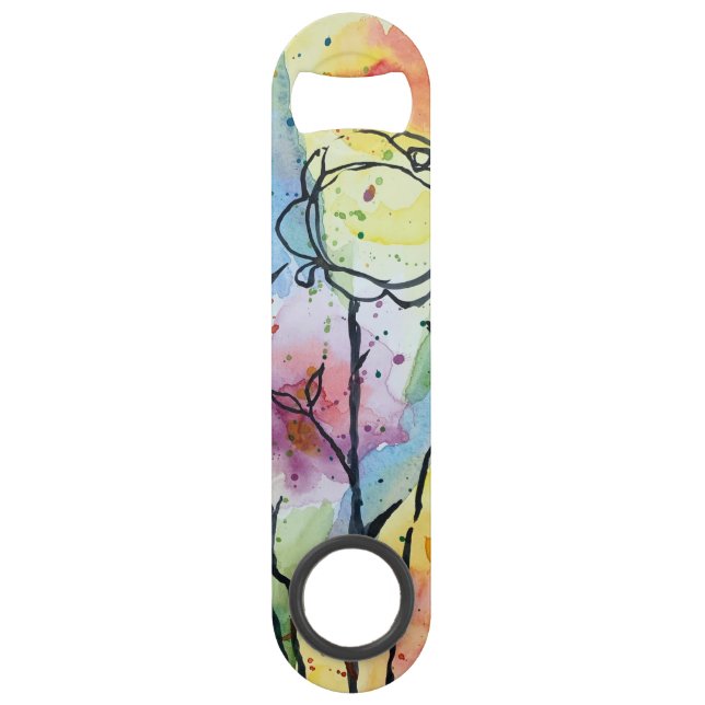 Garden Whimsy Bottle Opener Bar Key (Back)