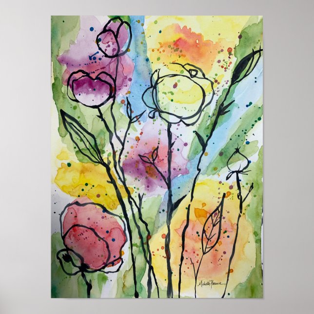 Garden Whimsy Poster (Front)