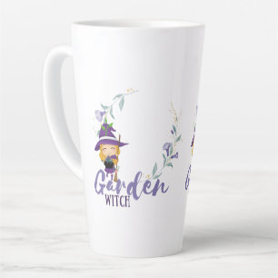 GARDEN WITCH - Personalize with text, spell, sigil Latte Mug